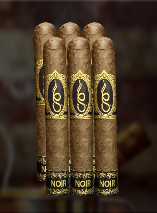 6S™ NOIR Robusto 6pk Premium Cigar 5" x 50